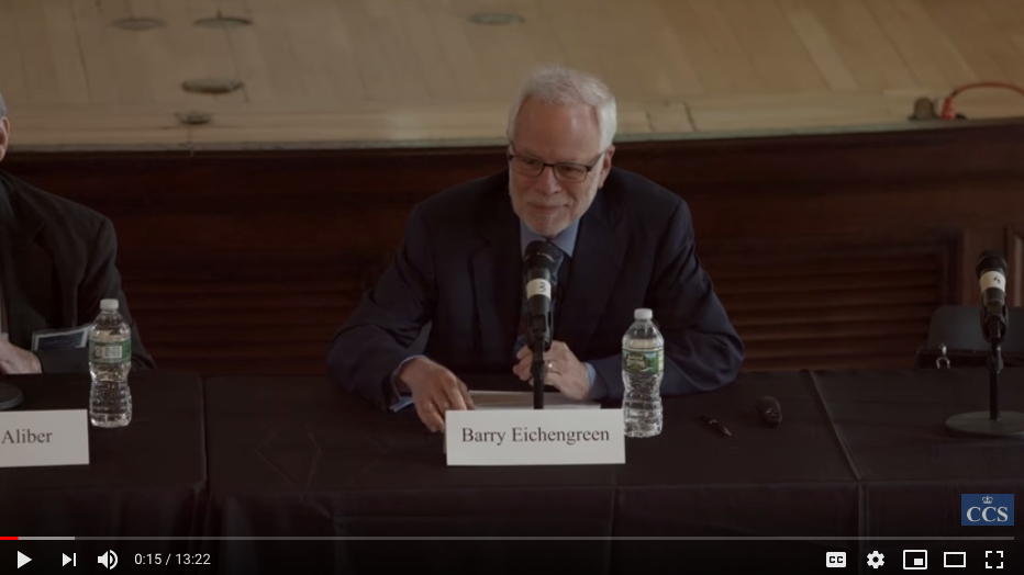 Barry Eichengreen video
